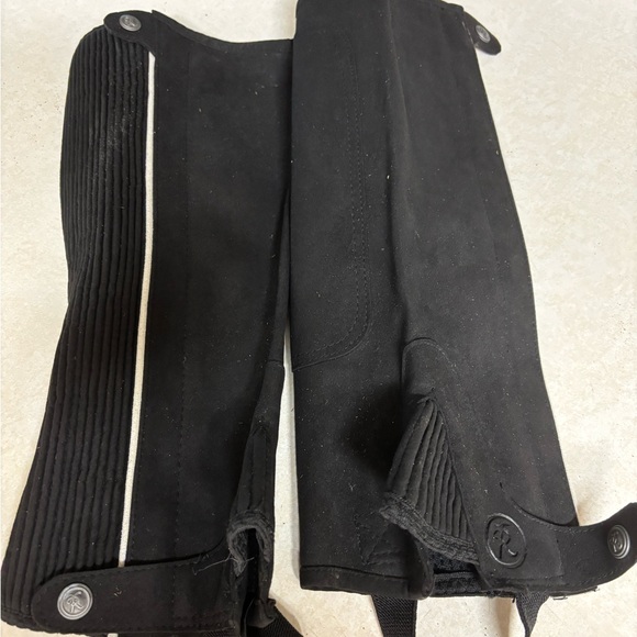 Black Riding Half Chaps - Picture 5 of 6